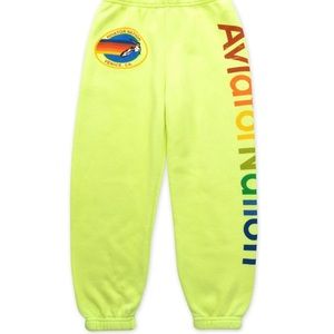 Aviator nation yellow sweatpants
